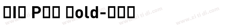 DIN PFL Bold字体转换